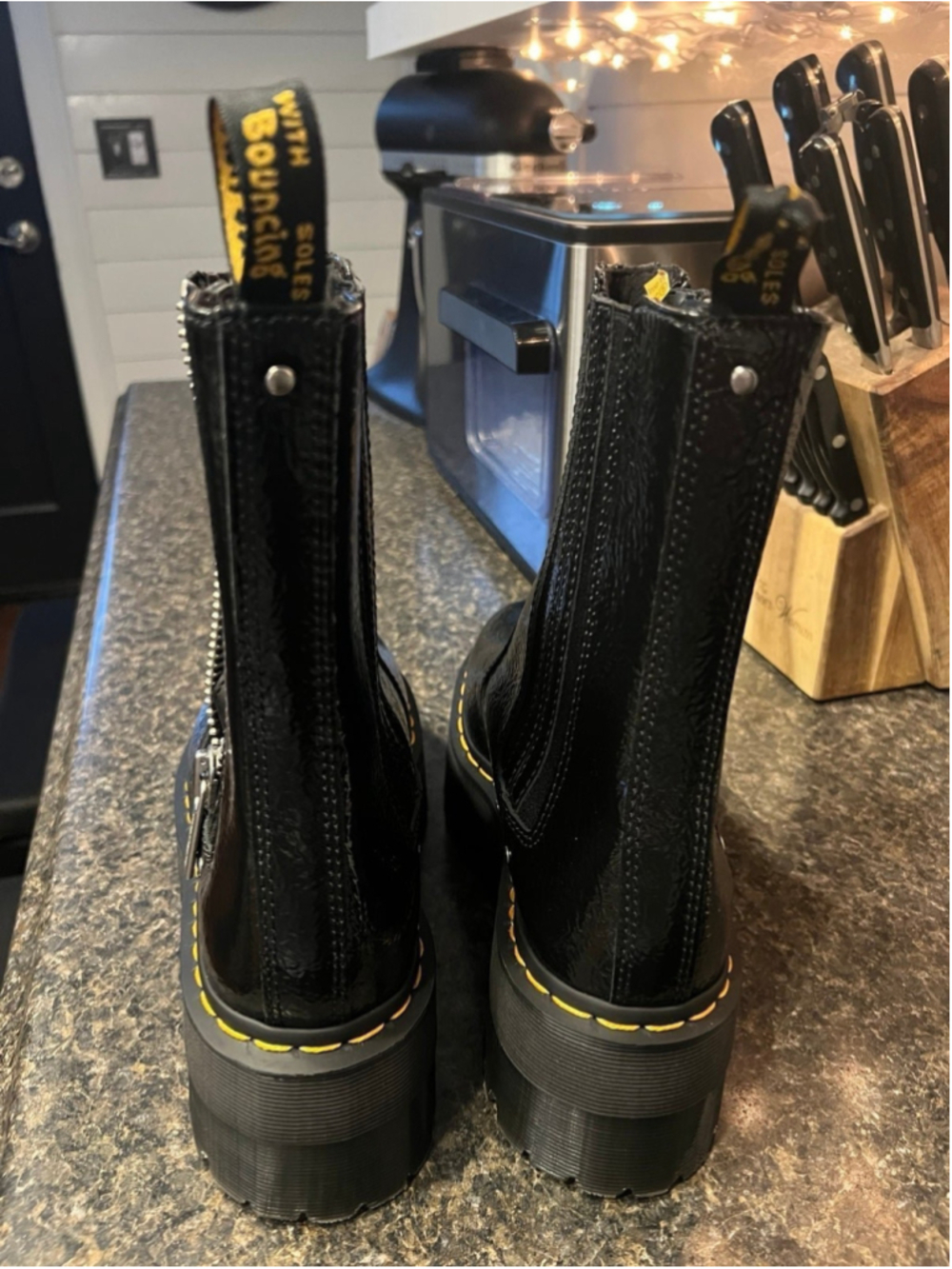 New Dr Martens Chelsea Max Distressed Platform Boots 6 - Picture 6 of 10